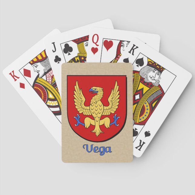 Vega Heraldic Shield Playing Cards (Back)
