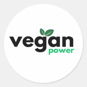 vegab power  classic round sticker