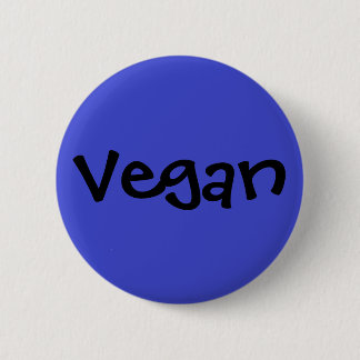 Vegan 6 Cm Round Badge