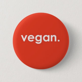 Vegan 6 Cm Round Badge