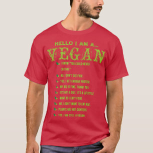 Vegan Activism Funny Pro Vegan Checklist  T-Shirt