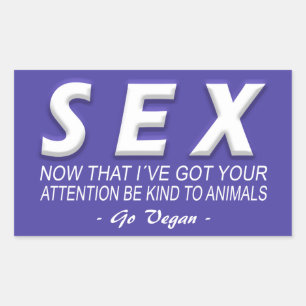 Vegan Activism Stickers Save the Animals