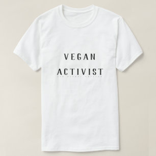 Vegan Activist Shirt (White)