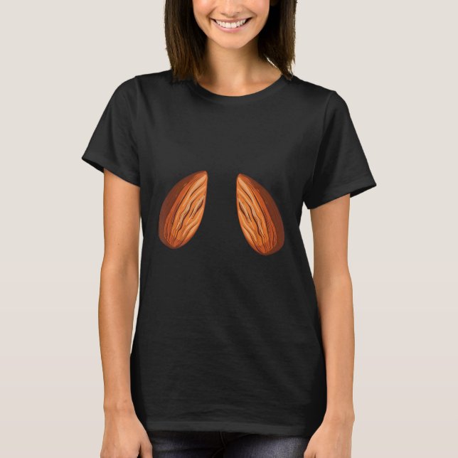 Vegan Almond Milk Breast T-Shirt (Front)