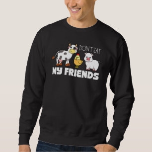 Vegan Apparel Plants Tofu Vegetables 36 Sweatshirt