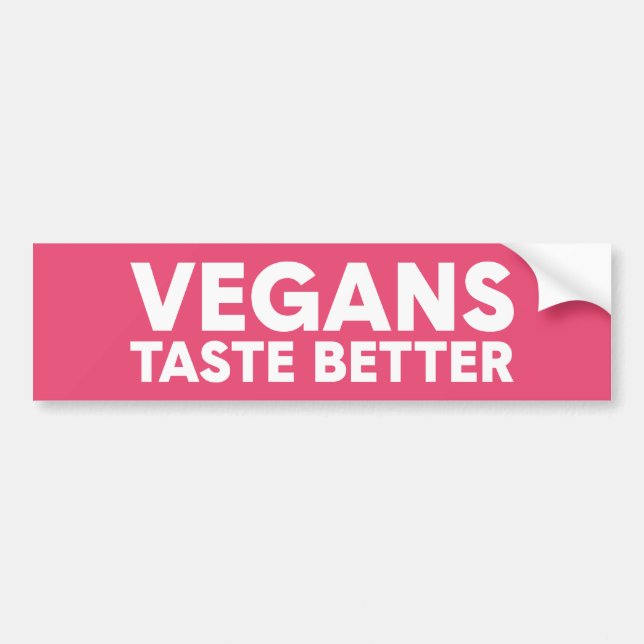 Vegan Appeal Bumper Sticker (Front)