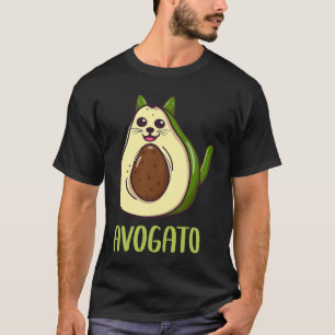 Vegan Avocado Ca Cat Dad Mum Avogato Cinco De May T-Shirt