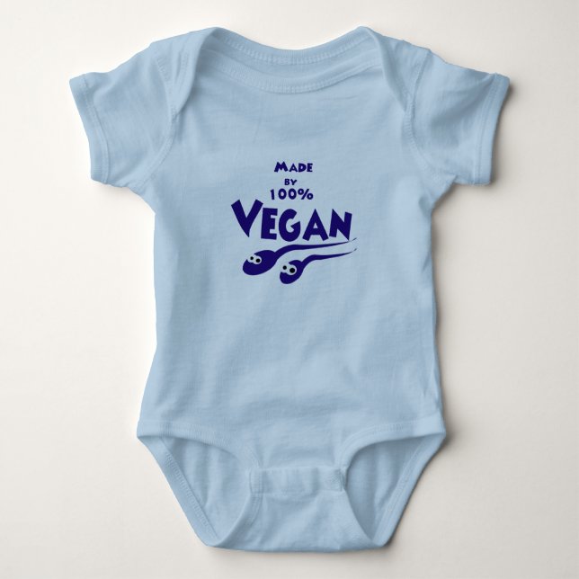 vegan baby bodysuit (Front)