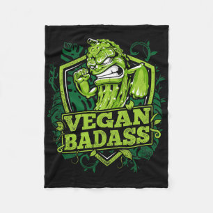 Vegan Bad Cucumber Fitness Bodybuilding Beast  Fleece Blanket