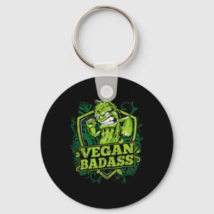 Vegan Bad Cucumber Fitness Bodybuilding Beast Key Ring