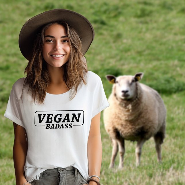 Vegan Badass, Activism  T-Shirt (Creator Uploaded)