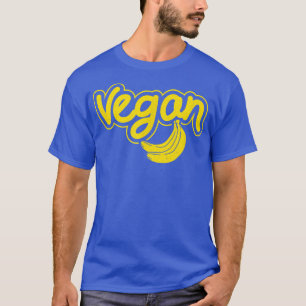 Vegan Banana Funny Fruit Vegetarian T-Shirt