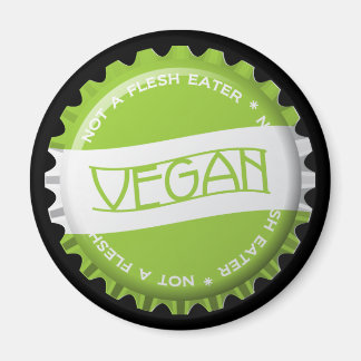 Vegan Bottlecap Magnet