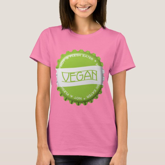 Vegan Bottlecap T-Shirt (Front)