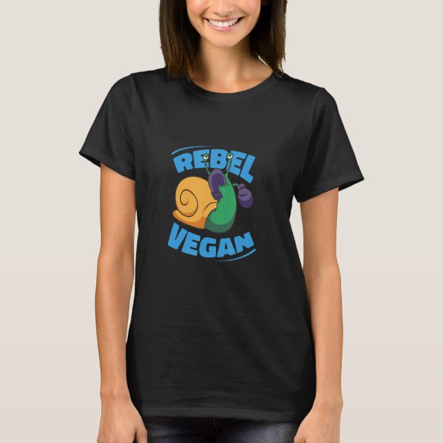 Vegan Boxer Snail T-Shirt (Front)