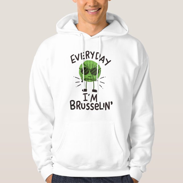 Vegan Brussels Sprouts Hoodie (Front)