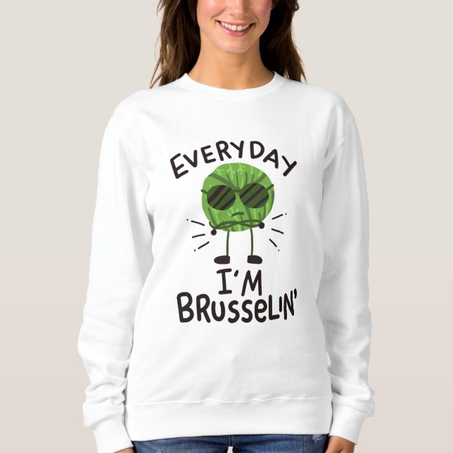 Vegan Brussels Sprouts Sweatshirt (Front)