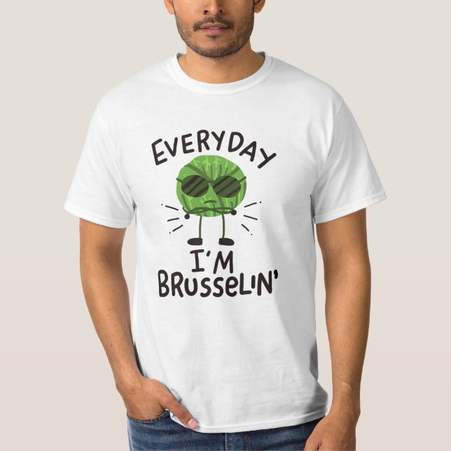 Vegan Brussels Sprouts T-Shirt (Front)