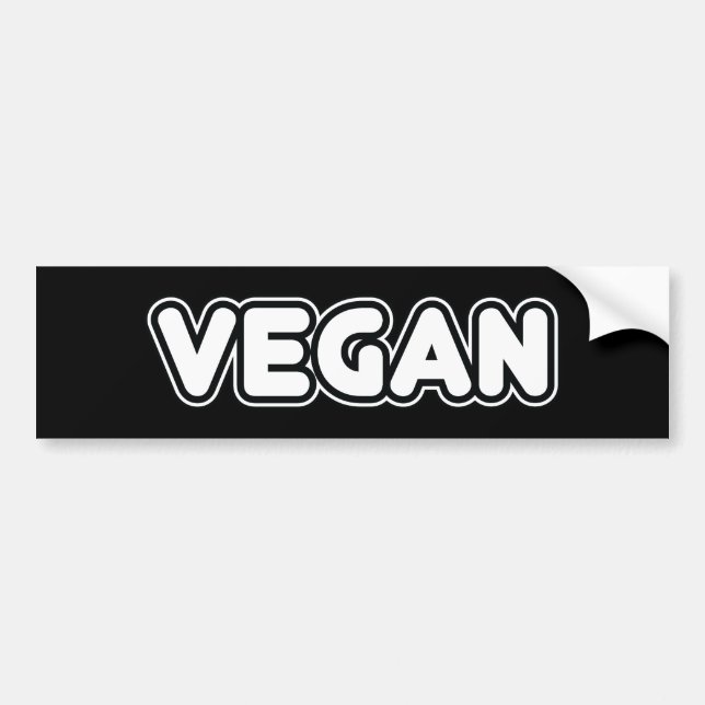 Vegan Bumper Sticker (Front)