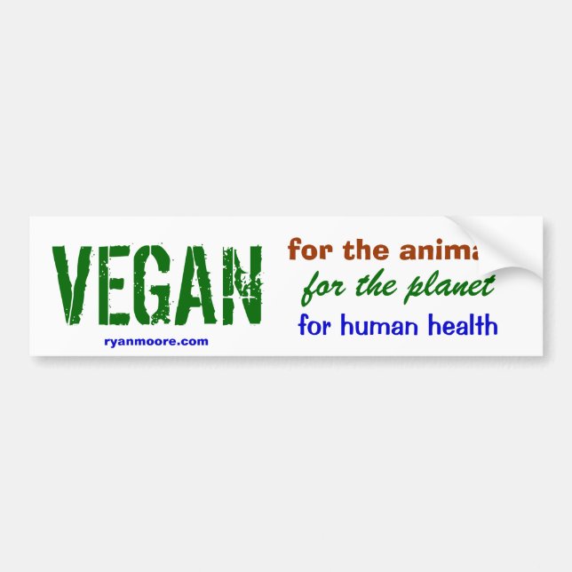 VEGAN BUMPER STICKER (Front)