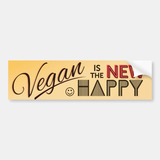 Vegan Bumper Sticker (Front)