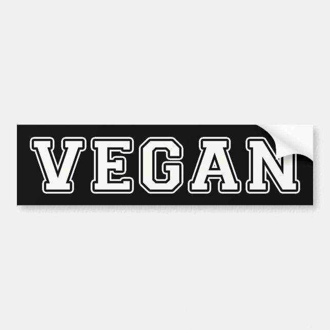 Vegan Bumper Sticker (Front)