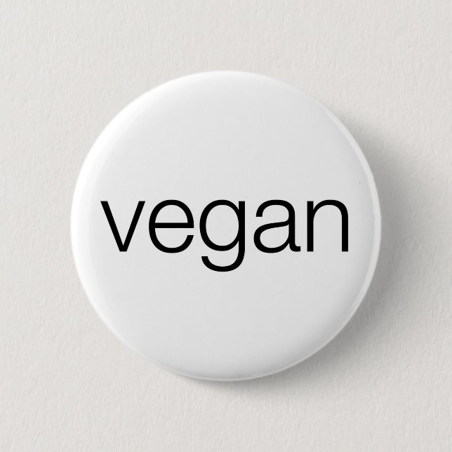 vegan BUTTON (Front)