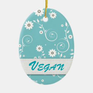 Vegan Ceramic Tree Decoration