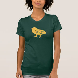 Vegan Chick Camo Tee (Yellow)