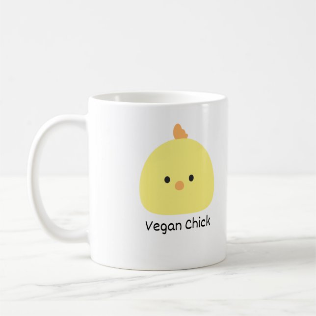 Vegan Chick Coffee Mug (Left)
