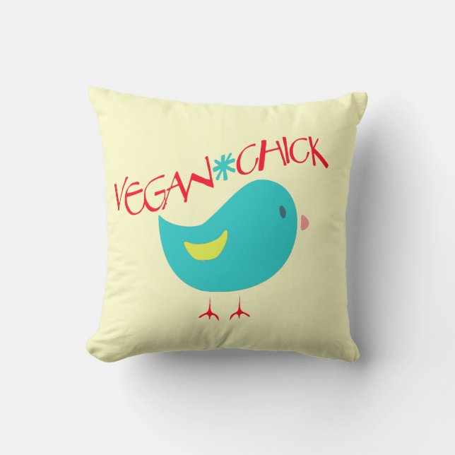 Vegan Chick Cushion (Front)