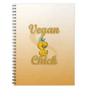 Vegan Chick Spiral Notebook