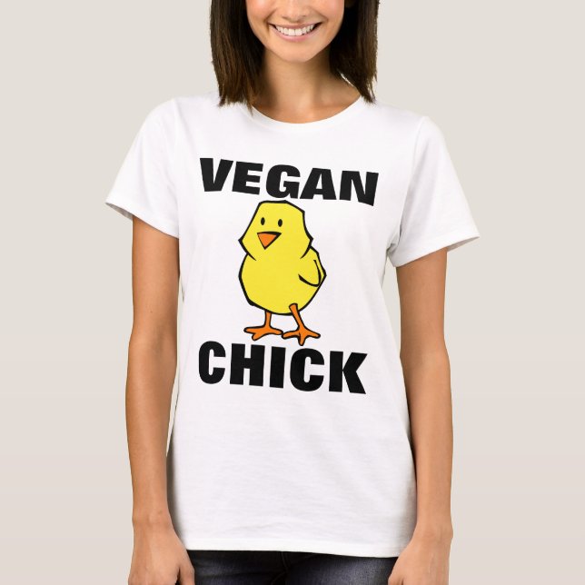 VEGAN CHICK t-shirts & tank tops (Front)