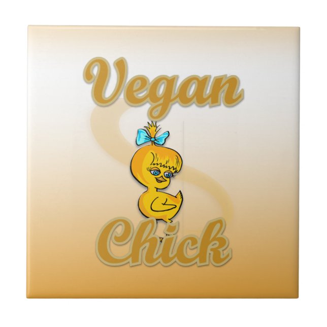 Vegan Chick Tile (Front)