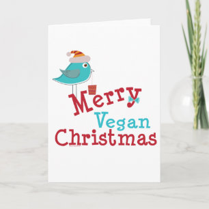 Vegan Christmas Holiday Card