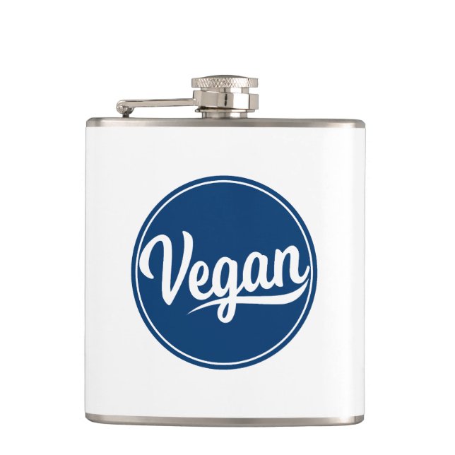 Vegan Circle Hip Flask (Front)