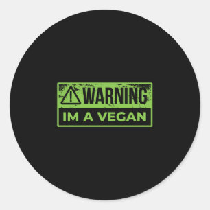 Vegan Classic Round Sticker