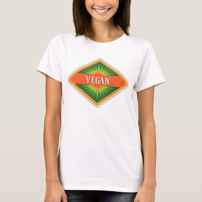 Vegan Colours Logo T-Shirt (Front)