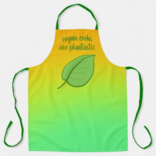 "Vegan Cooks Are Plantastic" Apron