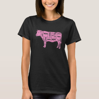 Vegan Cow Anti Animal Cruelty Eat Veggies Not Anim T-Shirt