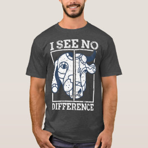 Vegan Cow Dog Vegetarian Veggies T-Shirt