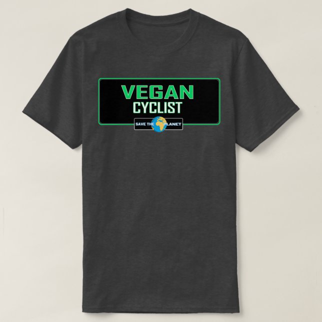 Vegan cyclist T-Shirt (Design Front)