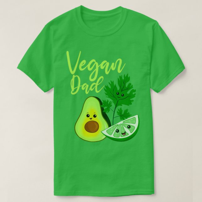Vegan Dad T-Shirt (Design Front)