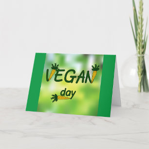 Vegan Day Card