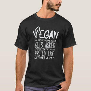 Vegan Definition Cool Vegan Meme Vegetarian Vegan T-Shirt
