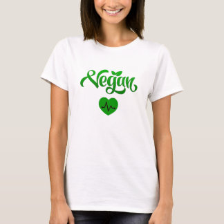 Vegan Diet Heart Healthy Eco-Friendly T-Shirt Gift