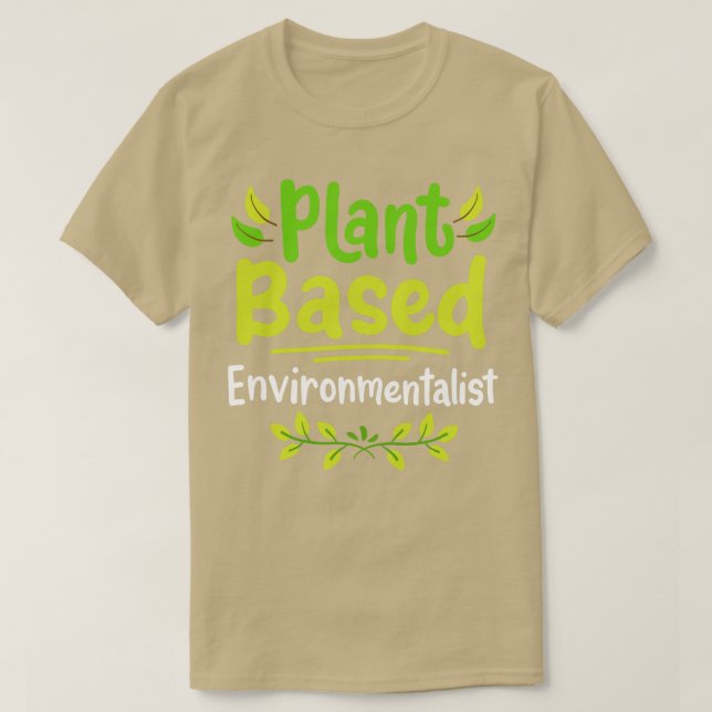 Vegan Environmentalist T-Shirt (Design Front)