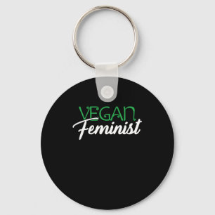 Vegan Feminist Female Feminism Gift Key Ring
