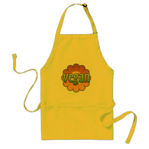 Vegan Flower BBQ Apron