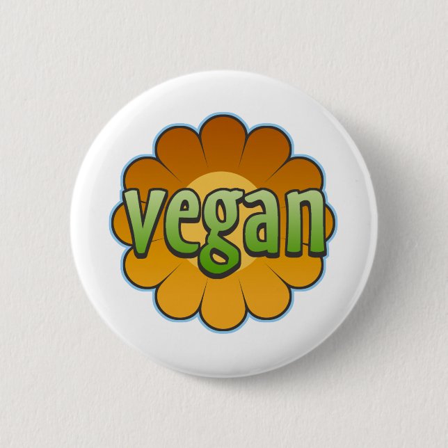 Vegan Flower Button (Front)